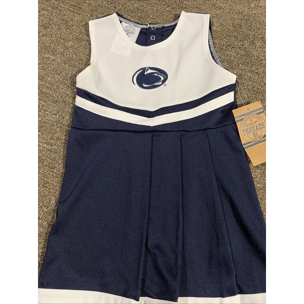 NCAA Penn State Nittany Lions Infant Girls Cheer Dress - 24 Months - Brand New!
